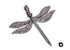 Pave Diamond  Dragonfly Pendant, (DP-2142)